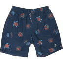 (取寄) フリーカントリー ビッグ ボーイズ サン フリー スイム ショーツ ウィズ ビルト-イン ライナー - Upf 50 Free Country Big Boys Sun Free Swim Shorts with Built-In Liner - UPF 50 Charcoal (Sunset Voyage)