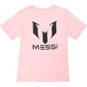 (取寄) ビッグ ボーイズ ロゴ コア サッカー T-シャツ - ショート スリーブ MESSI COLLECTION Big Boys Logo Core Soccer T-Shirt - Short Sleeve Candy Pink