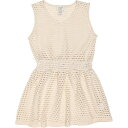 (取寄) ウィローブロッサム ビッグ ガールズ ギャザード ウェスト カバー-アップ ドレス - スリーブレス Willow Blossom Big Girls Gathered Waist Cover-Up Dress - Sleeveless Natural