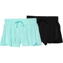 (取寄) ビッグ ガールズ バタフライ ショーツ - 2-パック, ビルト-イン ショーツ BTWEEN ACTIVE Big Girls Butterfly Shorts - 2-Pack, Built-In Shorts Limpet Shell