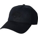 (取寄) キャロウェイゴルフ ヘリテージ ツイル ベースボール キャップ Callaway Golf Heritage Twill Baseball Cap Black/Black