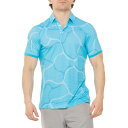 (取寄) ガルビングリーン ゴルフ ポロ シャツ - ショート スリーブ GALVIN GREEN Markos Golf Polo Shirt - Short Sleeve Aqua/White
