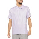 (取寄) ジャックニクラウス ゲオ プリント ポロ シャツ - Upf 50, ショート スリーブ Jack Nicklaus Geo Print Polo Shirt - UPF 50, Short Sleeve Sand Verbena