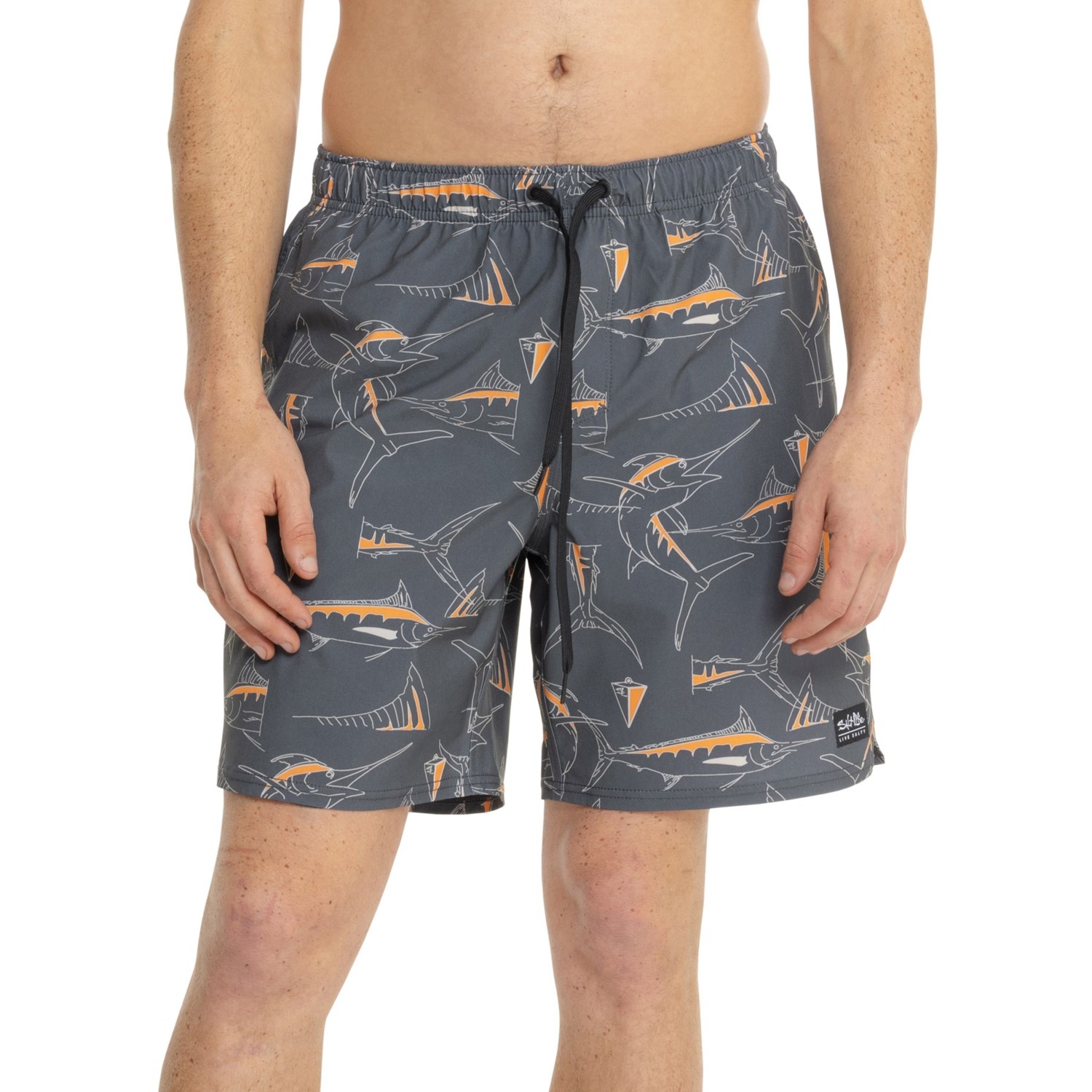 (取寄) ソルトライフ フィンタスティック ボードショーツ SALT LIFE Fintastic Boardshorts Ebony