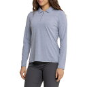 (取寄) チュース カーラ ジップ ネック ポロ シャツ - Upf 50以上, ロング スリーブ KJUS Carla Zip Neck Polo Shirt - UPF 50+, Long Sleeve Steel Blue(4)