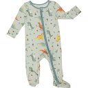 (取寄) ハギーズ インファント ボーイズ ディノ プリント スーパー ソフト ベイビー ボディスーツ - ロング スリーブ HUGGIES Infant Boys Dino Print Super Soft Baby Bodysuit - Long Sleeve Baby Mist