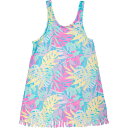 (取寄) ビッグ ガールズ ジャージ カバー-アップ ドレス - スリーブレス ANGEL BEACH Big Girls Jersey Cover-Up Dress - Sleeveless Blue Multi