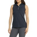 (取寄) ピーター ミラー バンデット スポーツ メッシュ ポロ シャツ - Upf 50以上, スリーブレス Peter Millar Banded Sport Mesh Polo Shirt - UPF 50+, Sleeveless Black