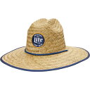 (取寄) マッドエンジン ミラー ライト ライフガード ストロー ハット Mad Engine Miller Lite Lifeguard Straw Hat Navy