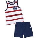 (取寄) トミーバハマ トドラー ボーイズ アメリカーナ タンク トップ アンド ハイブリット ショーツ セット Tommy Bahama Toddler Boys Americana Tank Top and Hybrid Shorts Set Patriot Blue