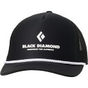 (取寄) ブラックダイヤモンド フラッツ ビル トラッカー ハット BLACK DIAMOND Flat Bill Trucker Hat Black/Black Eqpmnt For Alpnst