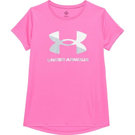 (取寄) アンダーアーマー ビッグ ガールズ ヴェロシティ ビッグ ロゴ T-シャツ - ショート スリーブ Under Armour Big Girls Velocity Big Logo T-Shirt - Short Sleeve Pink (取寄) アンダーアーマー ビッグ ガールズ ヴェロシティ ビッグ ロゴ T-シャツ - ショート スリーブ Under Armour Big Girls Velocity Big Logo T-Shirt - Short Sleeve Pink