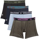 (取寄) ボルコム コンフォート フレックス ハイ-パフォーマンス ボクサー ブリーフ - 4-パック Volcom Comfort Flex High-Performance Boxer Briefs - 4-Pack Multi