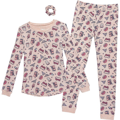 (取寄) スリープオンイット ビッグ ガールズ タイト フィット パジャマ - ロング スリーブ Sleep On It Big Girls Tight Fit Pajamas - Long Sleeve White (取寄) スリープオンイット ビッグ ガールズ タイト フィット パジャマ - ロング スリーブ Sleep On It Big Girls Tight Fit Pajamas - Long Sleeve White