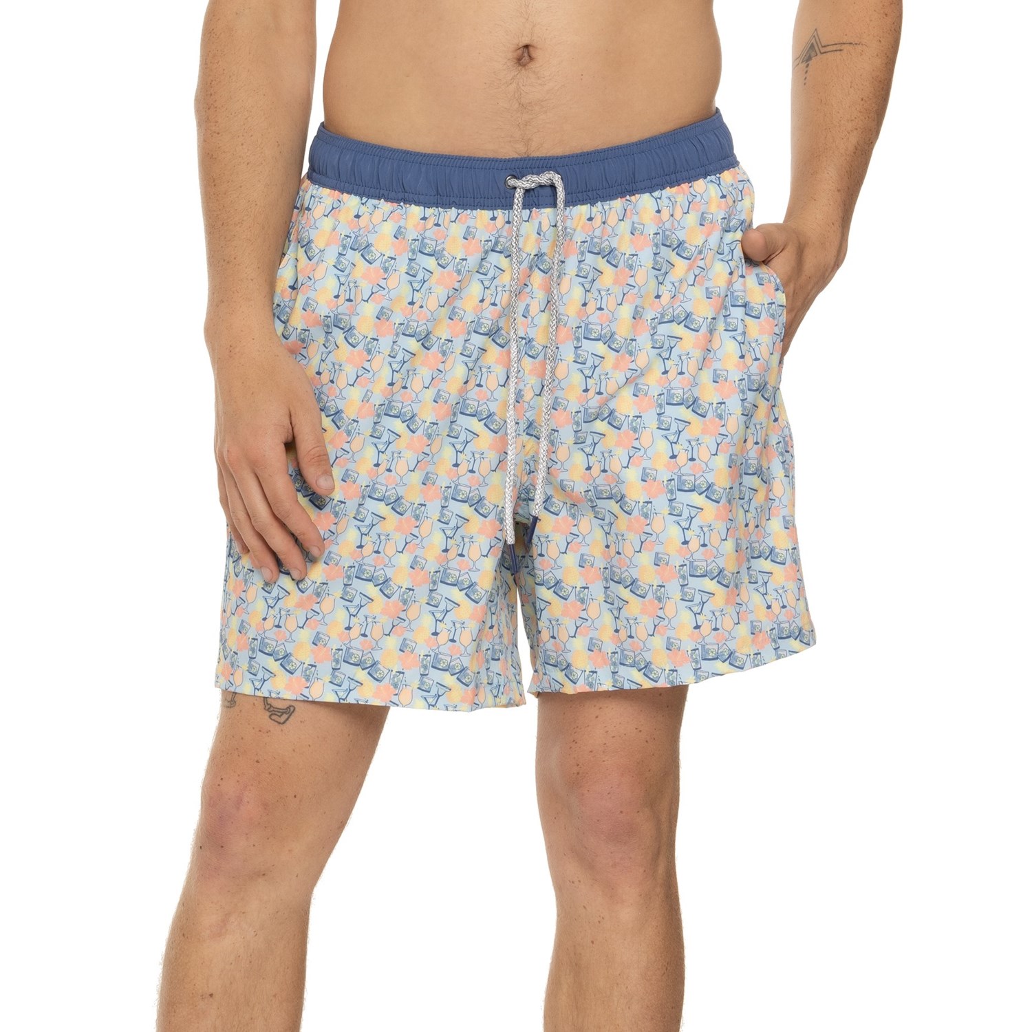 (取寄) レインフォレスト フルーツ アンド カクテル AOP ボレー スイム ショーツ Rainforest Fruit and Cocktails AOP Volley Swim Shorts Coral