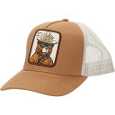 (取寄) マッドエンジン ビッグ ベアー スモーキー トラッカー ハット Mad Engine Big Bear Smokey Trucker Hat Lightbrown