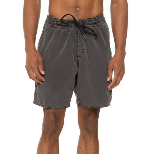 (取寄) ボルコム センター スイミング トランクス - 17インチ Volcom Center Swimming Trunks - 17” Blk