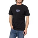 (取寄) クイックシルバー モエ T-シャツ - ショート スリーブ Quiksilver Biohazard Moe T-Shirt - Short Sleeve Black
