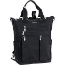 (取寄) バッガリーニ オール セット スリーインワン トート バッグ-バックパック baggallini All Set 3-in-1 Tote Bag-Backpack Black/Sandlining