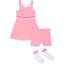 (取寄) トミーバハマ リトル ガールズ アクティブ ドレス ショーツ アンド ソックス セット - Upf 50, スリーブレス Tommy Bahama Little Girls Active Dress, Shorts and Socks Set - UPF 50, Sleeveless Cotton Candy