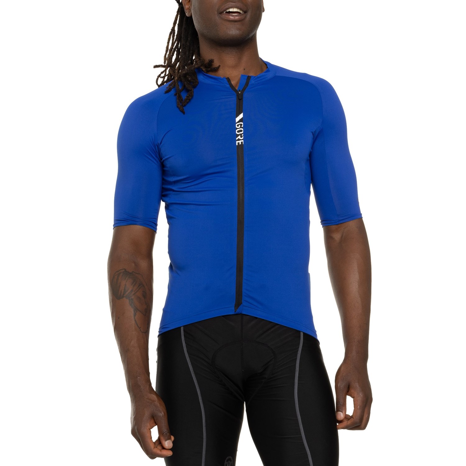 (取寄) ゴアウェア トレント サイクリング ジャージ - ショート スリーブ Gorewear Torrent Cycling Jersey - Short Sleeve Ultramarine Blue