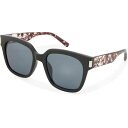 (取寄) オプティックナーヴ グレイシー サングラス - ポーラライズド Optic Nerve Gracie Sunglasses - Polarized Tortoise/Brown(4)