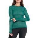 (取寄) スマートウール イントラニット サーマル メリノ 200 ベース レイヤー トップ - メリノ ウール, ロング スリーブ SmartWool Intraknit Thermal Merino 200 Base Layer Top - Merino Wool, Long Sleeve Intraknit Thermal Bl Emerald/White