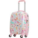 (取寄) ビックボーイズ ガールズ 18インチ マーメイド プリント キャリーオン スピナー スーツケース BON VOYAGE boys and girls 18” Mermaid Print Carry-On Spinner Suitcase (For Boys and Girls) Multi