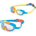 (取寄) ハーレー ビックボーイズ ガールズ ソラリ スイム ゴーグルズ アンド アクア レイダー スイム マスク セット Hurley boys and girls Solari Swim Goggles and Aqua Raider Swim Mask Set (For Boys and Girls) Purple/Red/Blue/Yellow/Orange