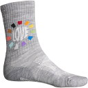 (取寄) スマートウール メンズ アンド レディース アスレチック プライド パターン ソックス SmartWool men and women Athletic Pride Pattern Socks (For Men and Women) Light Gray