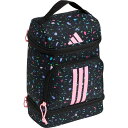 (取寄) アディダス ビックボーイズ ガールズ ランチ バッグ adidas boys and girls Excelerator Lunch Bag (For Boys and Girls) Speckle Black/Beam Pink
