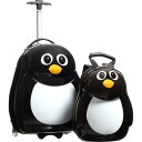 (取寄) ビックボーイズ ガールズ ペンギン バディ キャリーオン スーツケース アンド バックパック セット TUCCI boys and girls Penguin Buddy Carry-On Suitcase and Backpack Set (For Boys and Girls) Multi