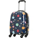 (取寄) ビックボーイズ ガールズ 18インチ ロケット プリント キャリーオン スピナー スーツケース BON VOYAGE boys and girls 18” Rocket Print Carry-On Spinner Suitcase (For Boys and Girls) Multi