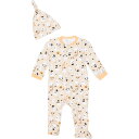 (取寄) ミルクベリー インファント ボーイズ ゴースト ハロウィーン カバーオール アンド ハット セット - ロング スリーブ MILKBERRY Infant Boys Ghost Halloween Coveralls and Hat Set - Long Sleeve Multi