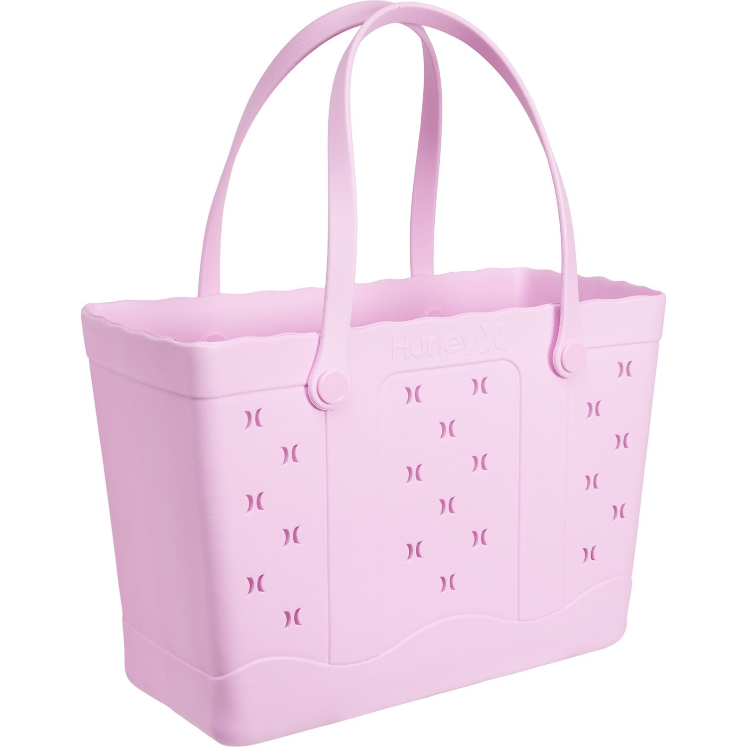 (取寄) ハーレー ウェービィ EVA トート バッグ - 19インチ Hurley Wavy EVA Tote Bag - 19” Light Pink