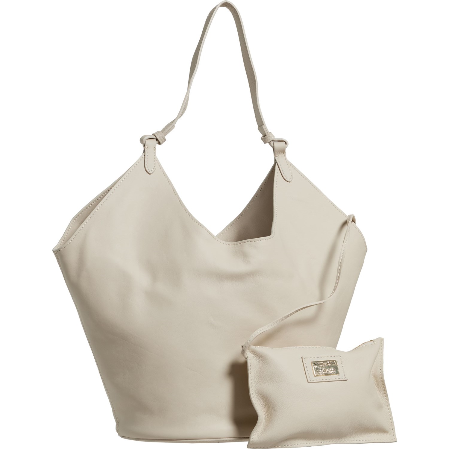 (取寄) メイド イン イタリー オーバル ボトム ホーボー バッグ - レザー VIOLA CASTELLANI Made in It..