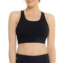 (取寄) ロレ コンフォート ストレッチ スポーツ ブラ - レーサーバック, ミディアム インパクト Lole Comfort Stretch Sports Bra - Racerback, Medium Impact Black Beauty