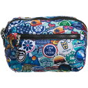(取寄) ライフイズグッド ステッカー プリント ウエストパック Life is Good Life is Good Sticker Print Waistpack Newsprint