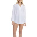 (取寄) 4アワードリマーズ ロール-タブ クリンクル チュニック シャツ - ロング スリーブ 4OUR Dreamers Roll-Tab Crinkle Tunic Shirt - Long Sleeve White
