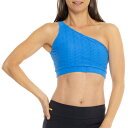(取寄) オリジナル ワンショルダー ブラ トップ Booty By Brabants Original One-Shoulder Bra Top Blue
