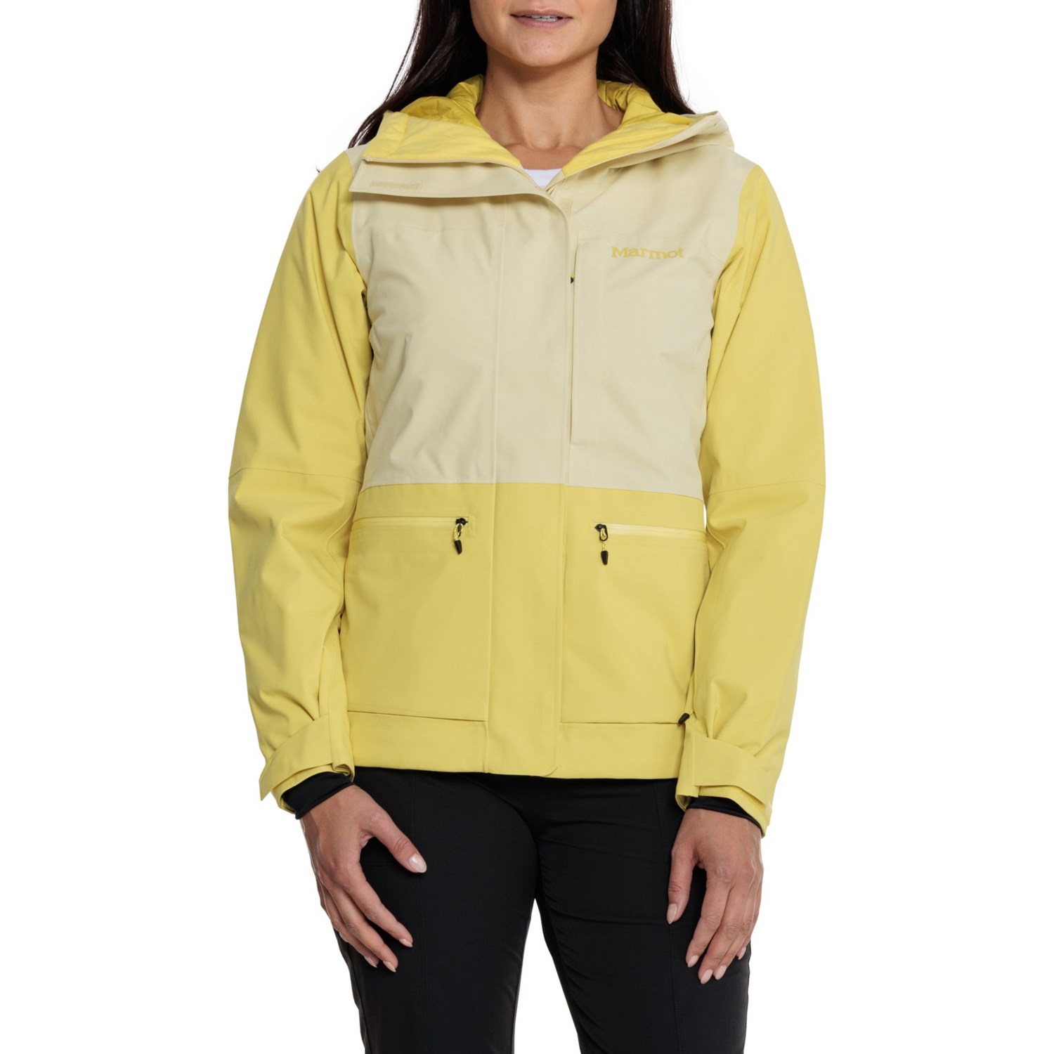 (取寄) マーモット リフューズ プリマロフト スキー ジャケット - ウォータープルーフ, インサレーテッド Marmot Refuge PrimaLoft Ski Jacket - Waterproof, Insulated Wheat/Limelight