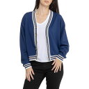 (取寄) ムーヴセオロジー アリア ストライプ カーディガン セーター MOVE THEOLOGY Aria Stripe Cardigan Sweater Medieval Blue(4)
