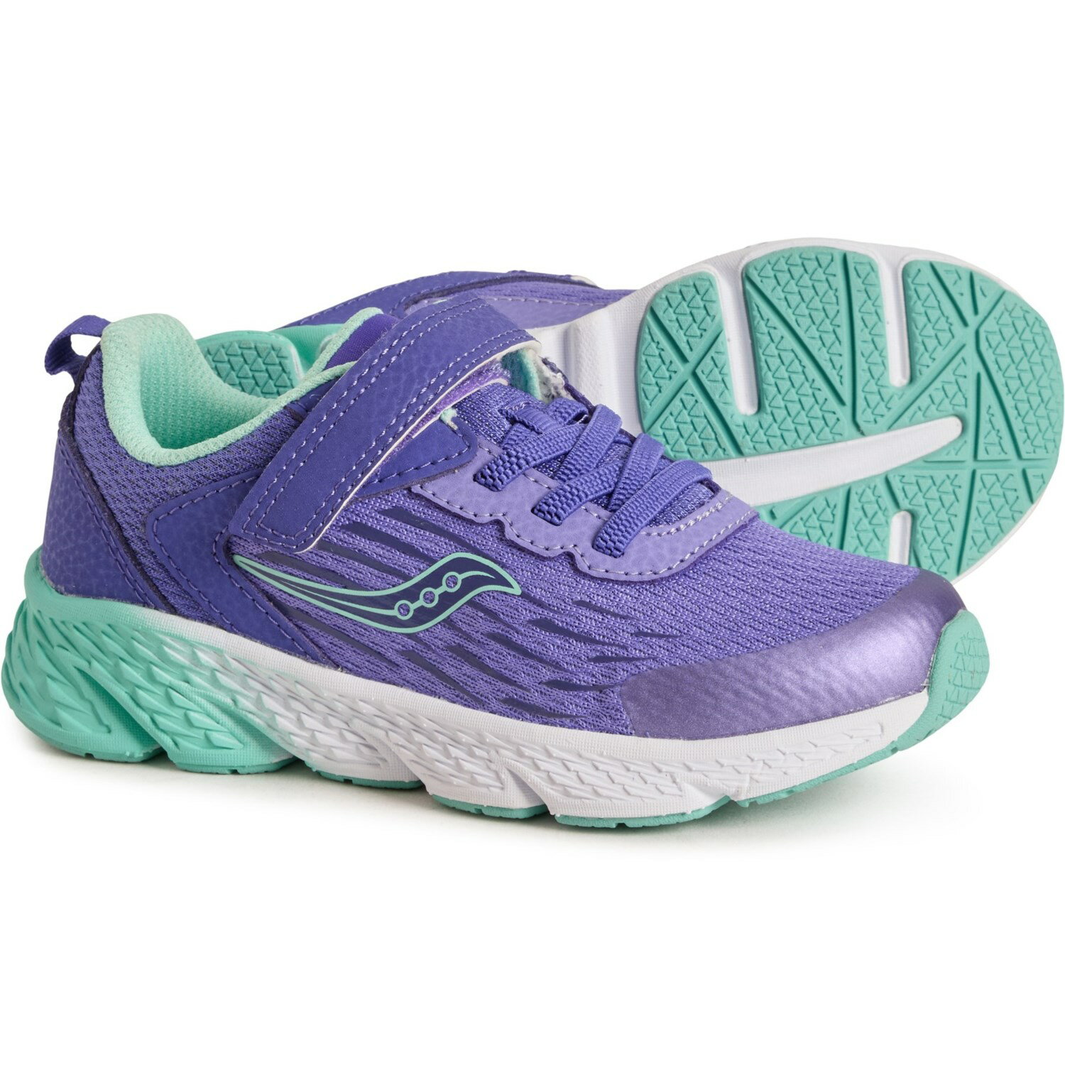 (取寄) サッカニー ボーイズ アンド ガールズ ウィンド A/C スニーカー Saucony Boys and Girls Wind A..