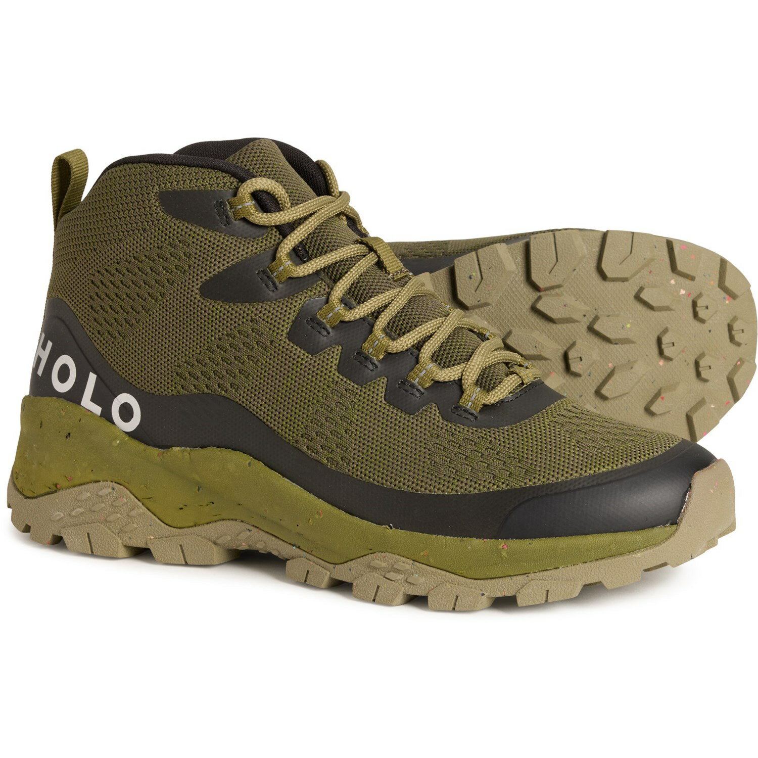 (取寄) ホロ メンズ トロイ ミッド ハイキング ブーツ HOLO men Troy Mid Hiking Boots (For Men) Avocado