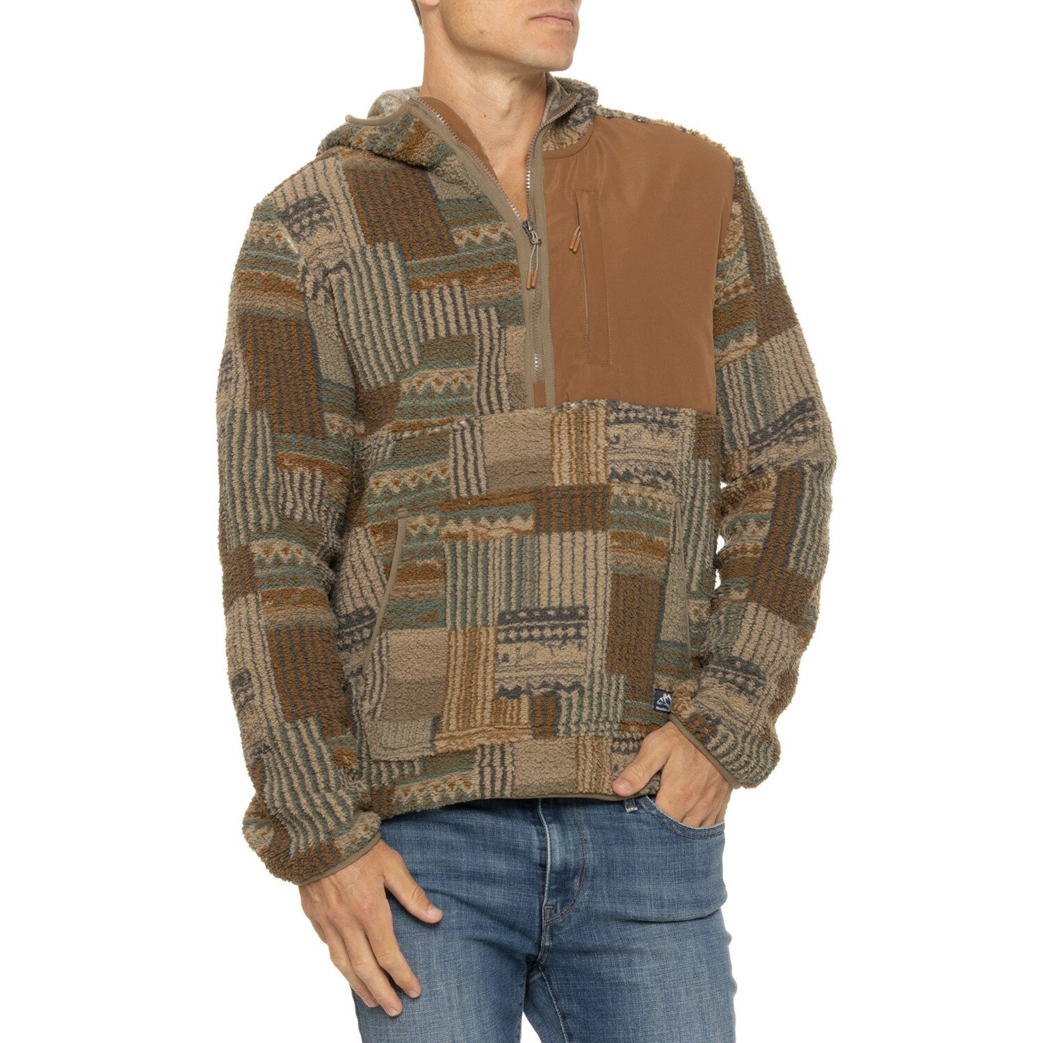 (取寄) マウンテンアンドアイルズ フリース フーデット ジャケット - ジップ ネック Mountain and Isle..