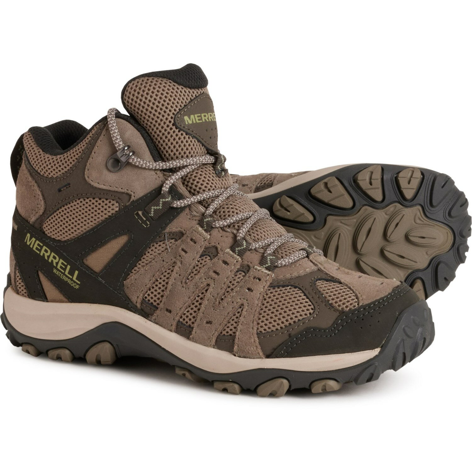 (取寄) メレル レディース アクセンター 3 ミッド ハイキング ブーツ Merrell women Accentor 3 Mid Hiking Boots (For Women) Brindle