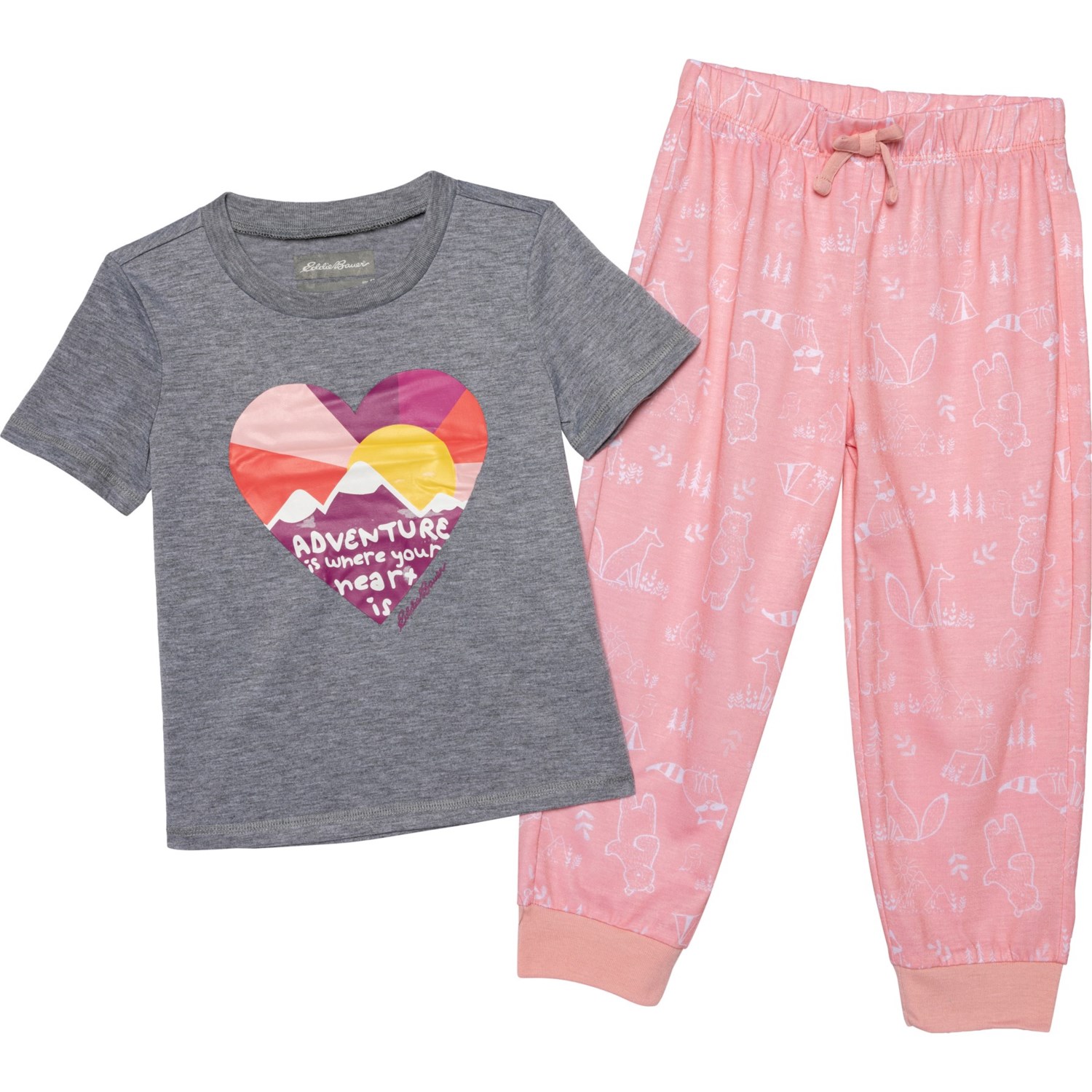 (取寄) エディーバウアー トドラー ガールズ ルーズ フィット パジャマ - ショート スリーブ Eddie Bau..