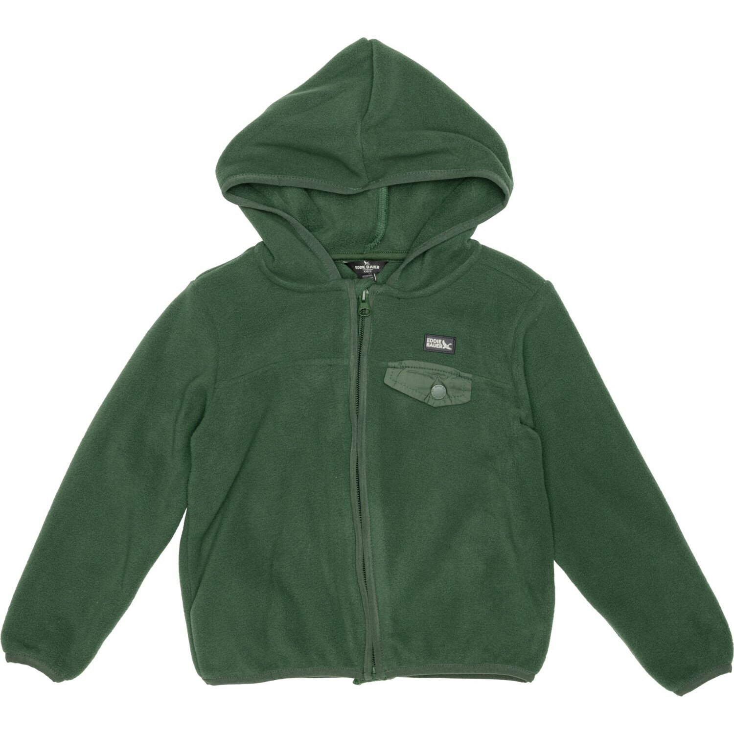 (取寄) エディーバウアー トドラー ボーイズ クエスト フリース ジャケット - ジップ フロント Eddie Bauer Toddler Boys Quest Fleece Jacket - Zip Front Basil(4)