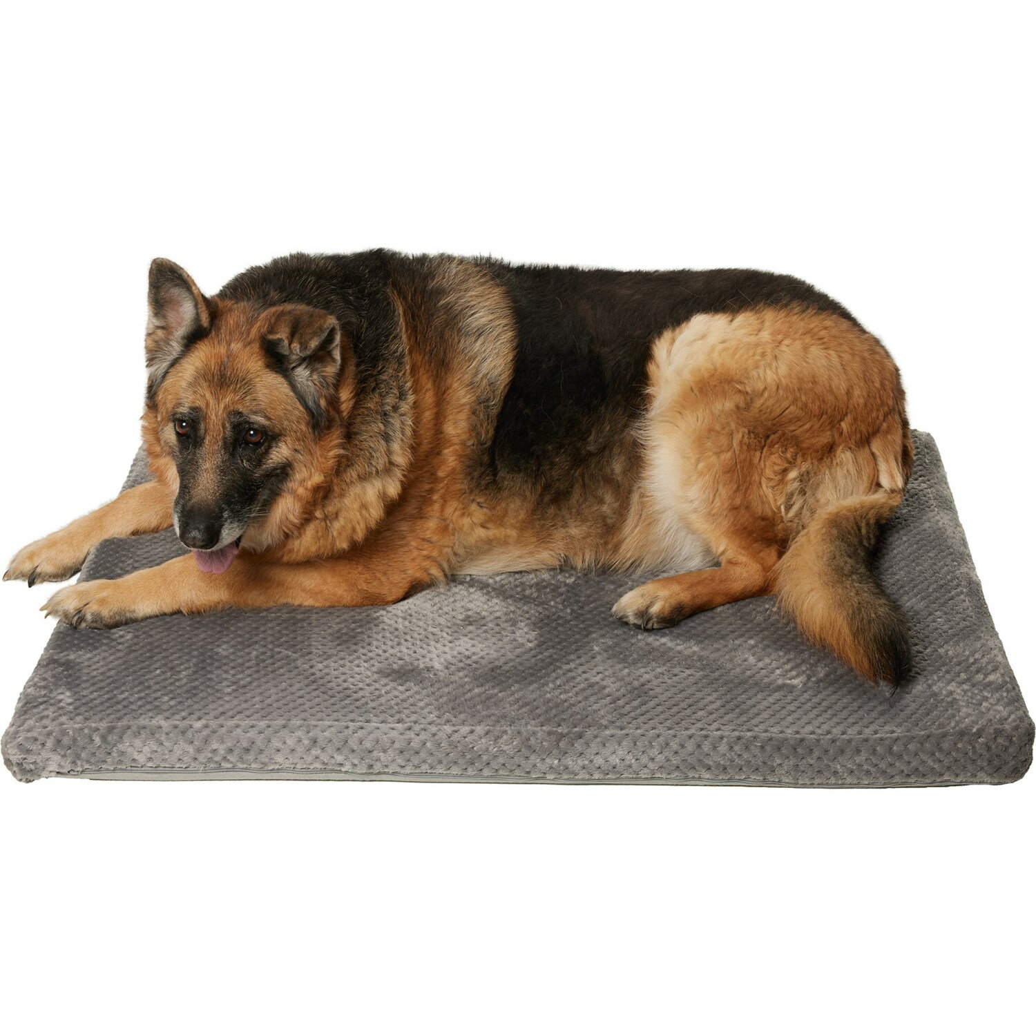 楽天ジェットラグ楽天市場店（取寄） バブル ルーム メモリー フォーム ドッグ クレート マット - THE DOG LOUNGE Bubble Loom Memory Foam Dog Crate Mat - 41x27x2” Gray