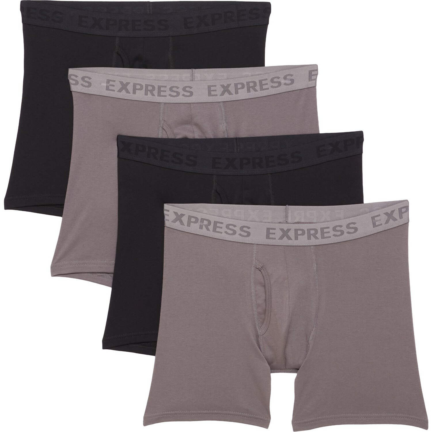 (取寄) ラグゼ コンフォート ボクサー ブリーフ - 4-パック Express Luxe Comfort Boxer Briefs - 4-Pa..